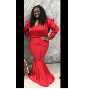 Size 18 Red Pageant Gown